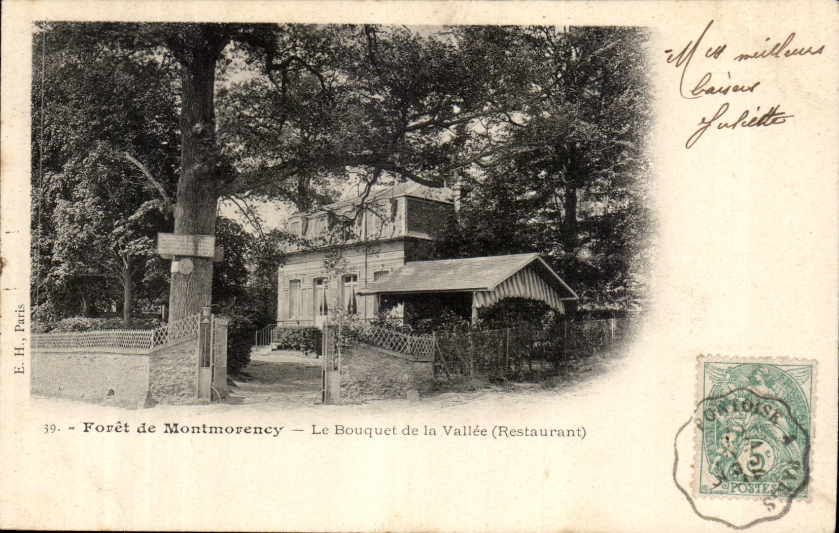Forêt de Montmorency — Le Bouquet de la Vallée (Restaurant) — E.H., Paris, n°39