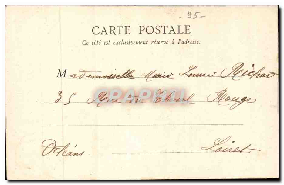 Forêt de Montmorency — Le Bouquet de la Vallée (Restaurant) — E.H., Paris, n°39 — Rückseite