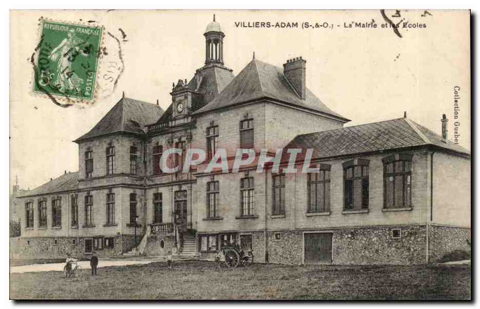 Villiers-Adam (S.-&-O.) - La Mairie et les Écoles