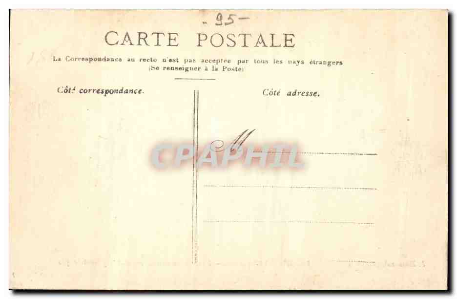 Enghien les Bains CPA Etablissement thermal l'hydrotherapie — Verso