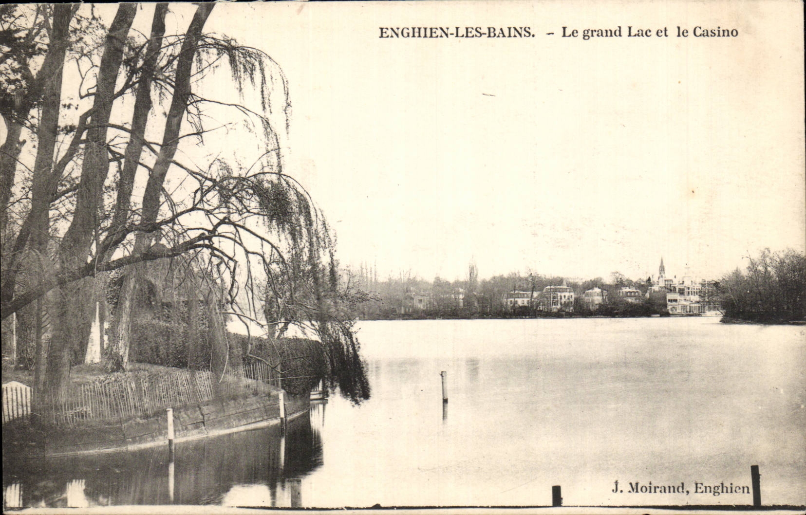 Enghien les Bains CPA Le grand lac et le casino