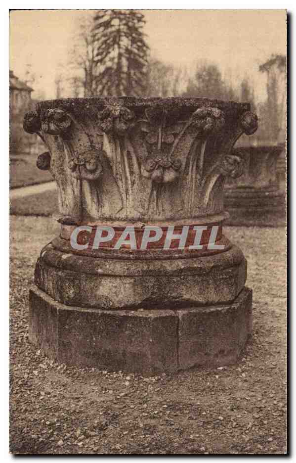 CPA Abbaye de Royaumont Asnieres sur Oise Chapiteau