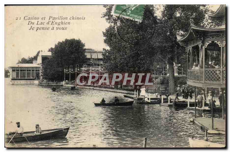 Casino et Pavillon chinois — Du Lac d'Enghien — L'Hirondelle, n°21