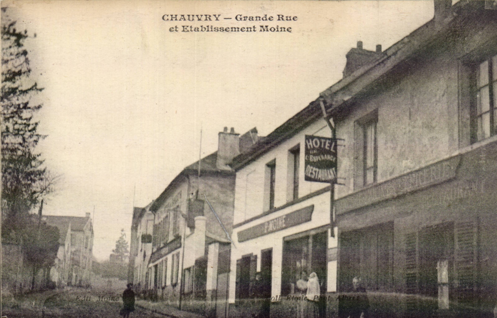 Chauvry — Grande Rue — Établissement Moine