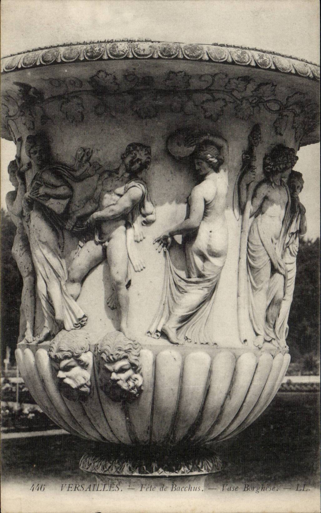 Versailles CPA Fete de Bacchus