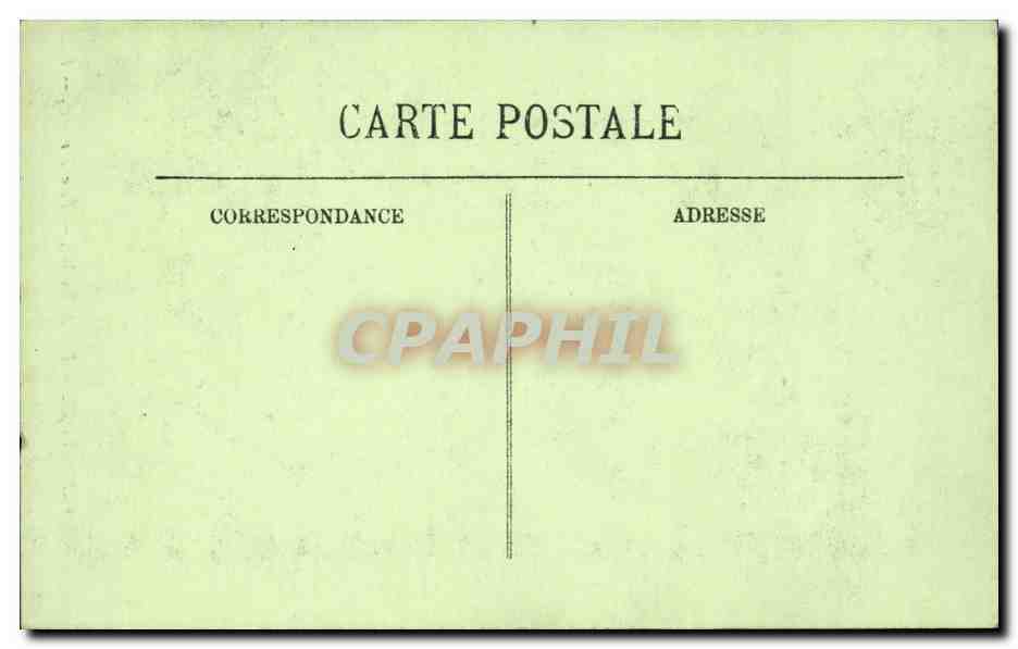 Versailles CPA Fete de Bacchus — Verso