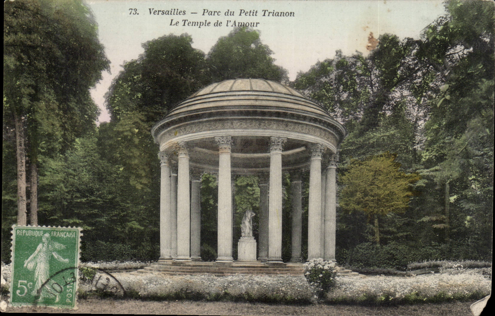 Versailles CPA Parc du Petit Trianon Le temple de l'amour