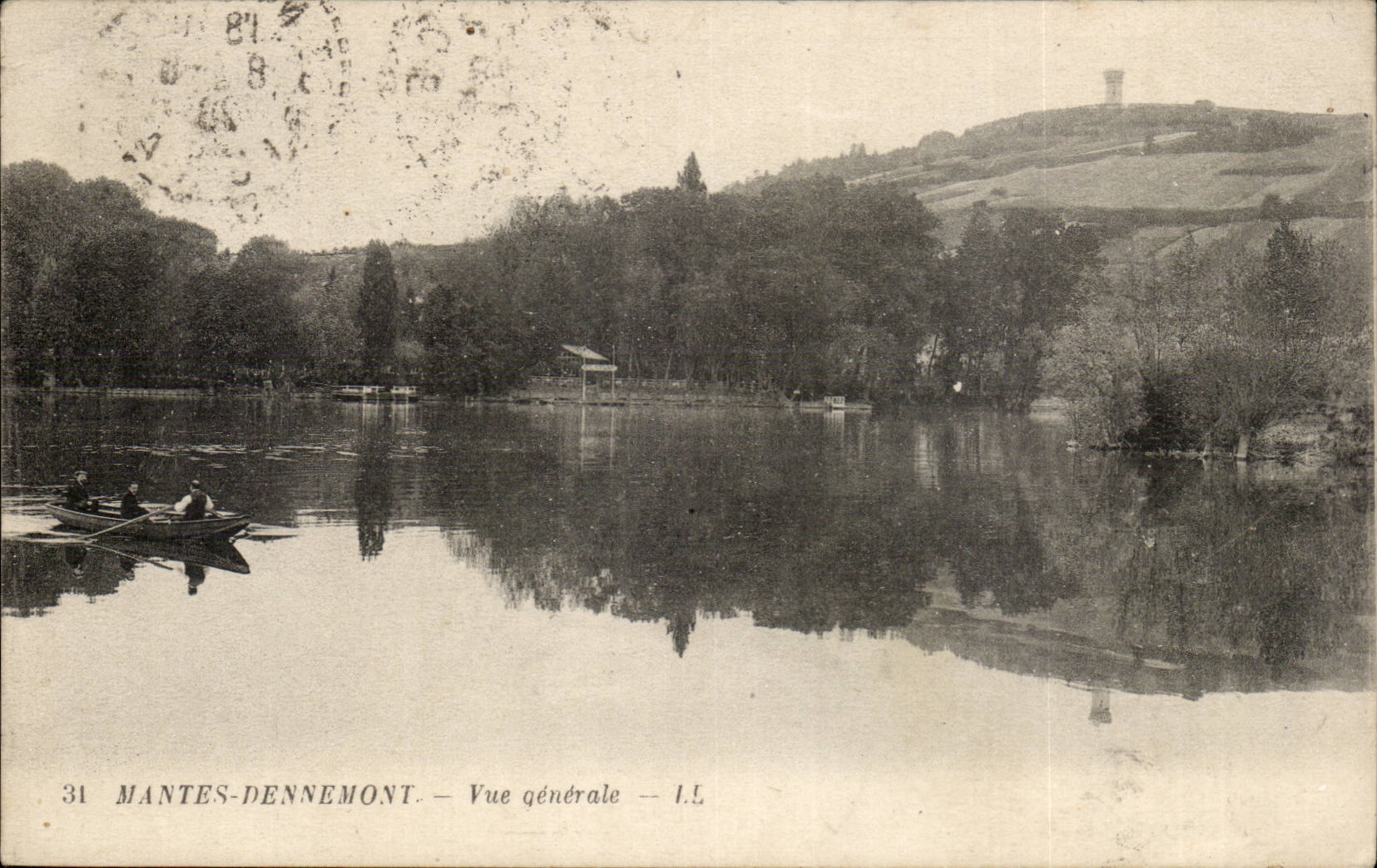 Mantes Dennemont CPA Vue generale