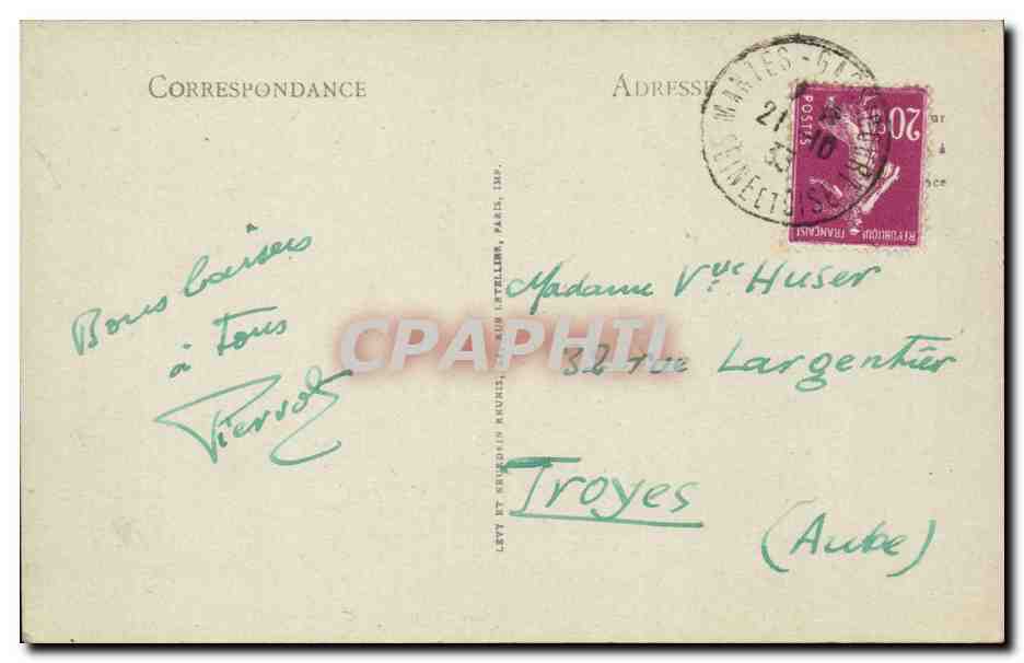 MANTES-la-JOLIE - Square Brieuessel-Bourgeois - ND. — Verso