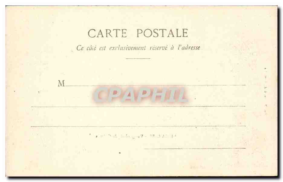 Versailles - Vue générale du Château — Mina Morau, édit. Versailles — Verso