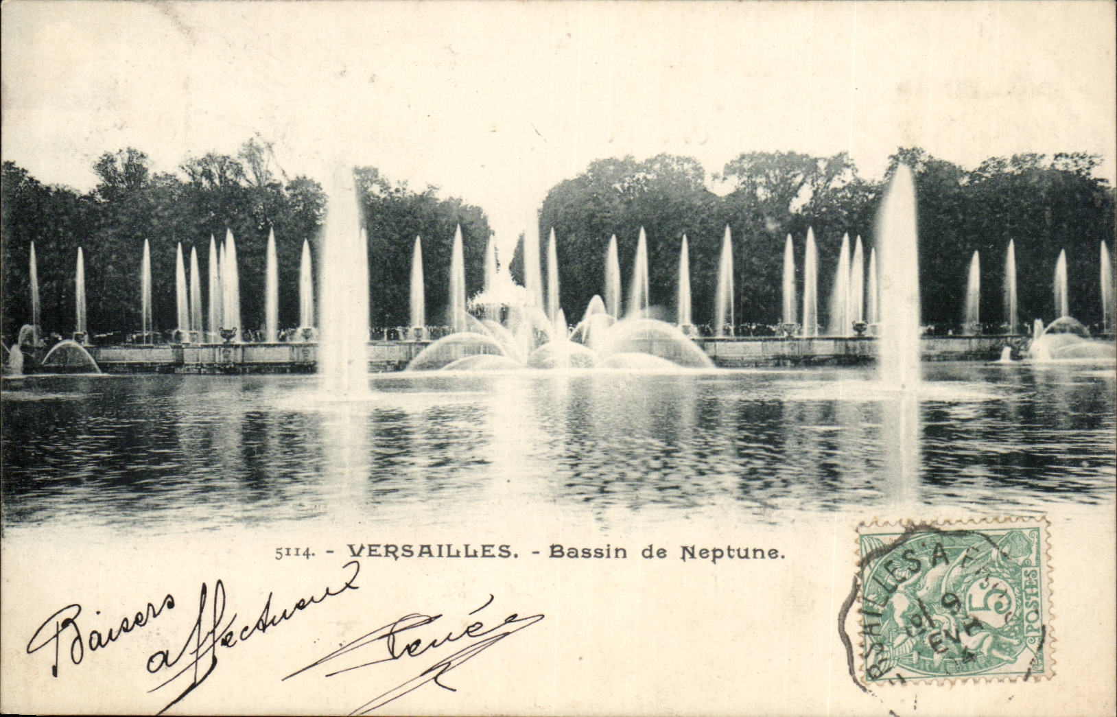 Versailles CPA Bassin de Neptune