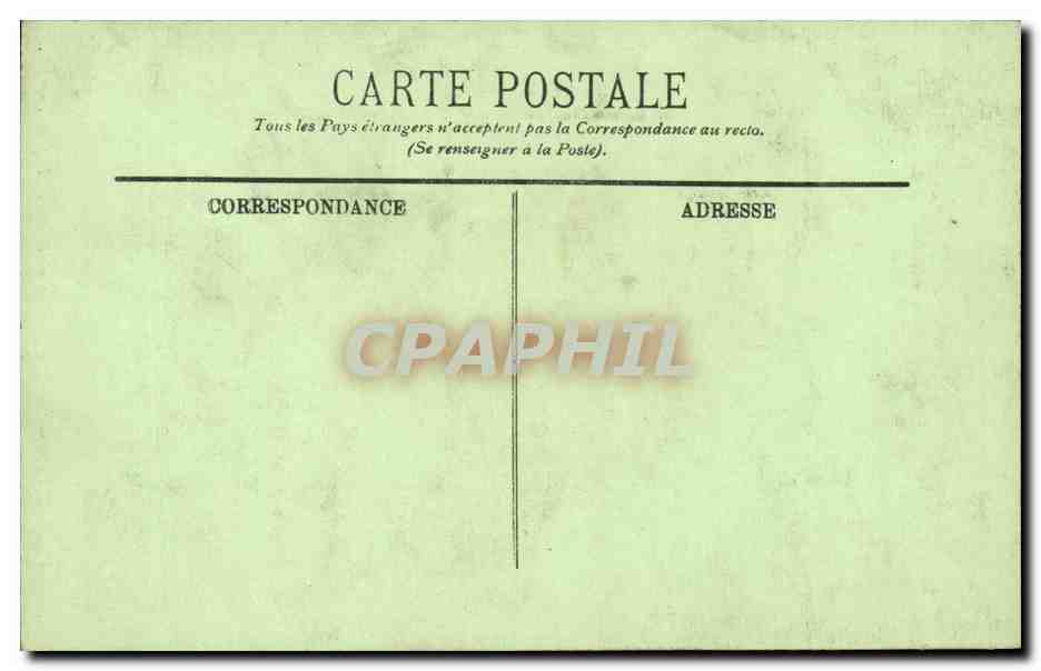 Versailles CPA Le parc Vase du bassin de Neptune — Verso