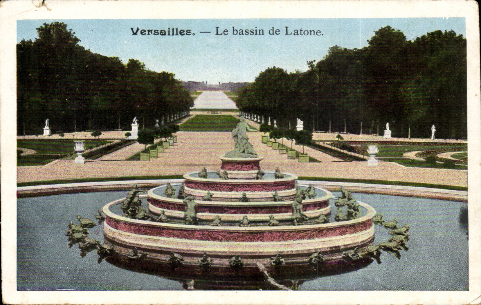 Versailles CPA Le bassin de Latone