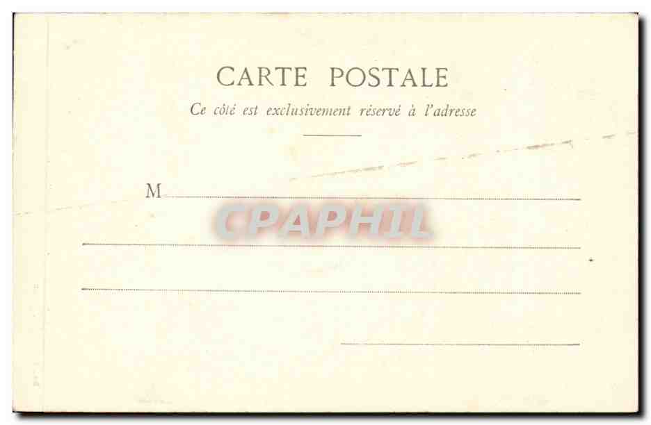 Versailles CPA Musee Marie Antoinette par Mme Vigee Lebrun — Rückseite