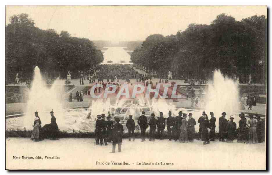 Versailles CPA Parc Le bassin de Latone