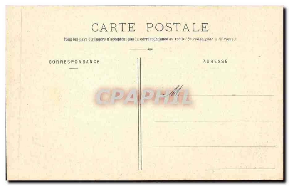 Versailles CPA Parc Le bassin de Latone — Rückseite