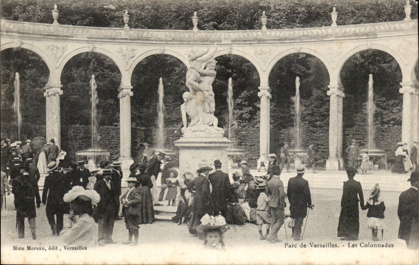 Versailles CPA Parc Les colonnades