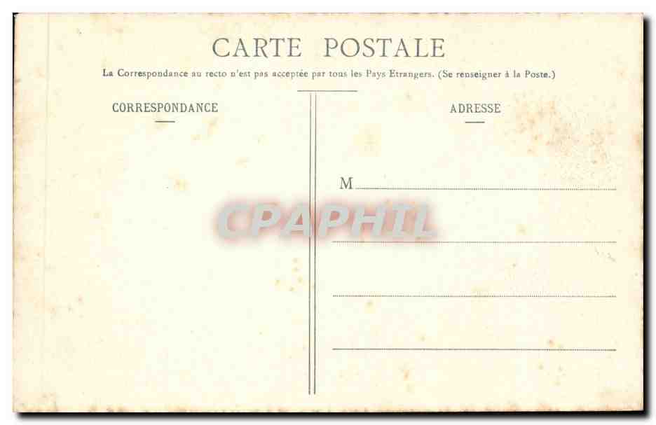 Versailles CPA Parc Les colonnades — Verso