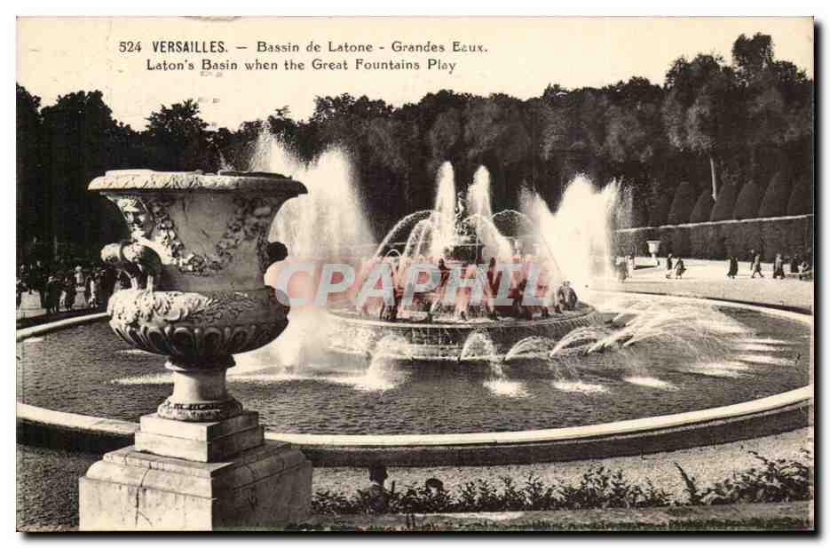 Versailles CPA Bassin de Latone Grandes eaux