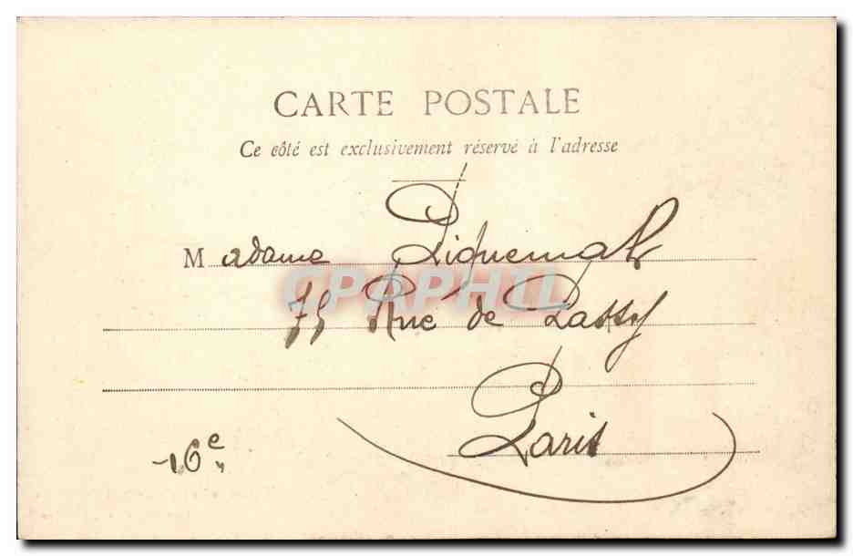 Versailles CPA Bassin de Latone — Verso