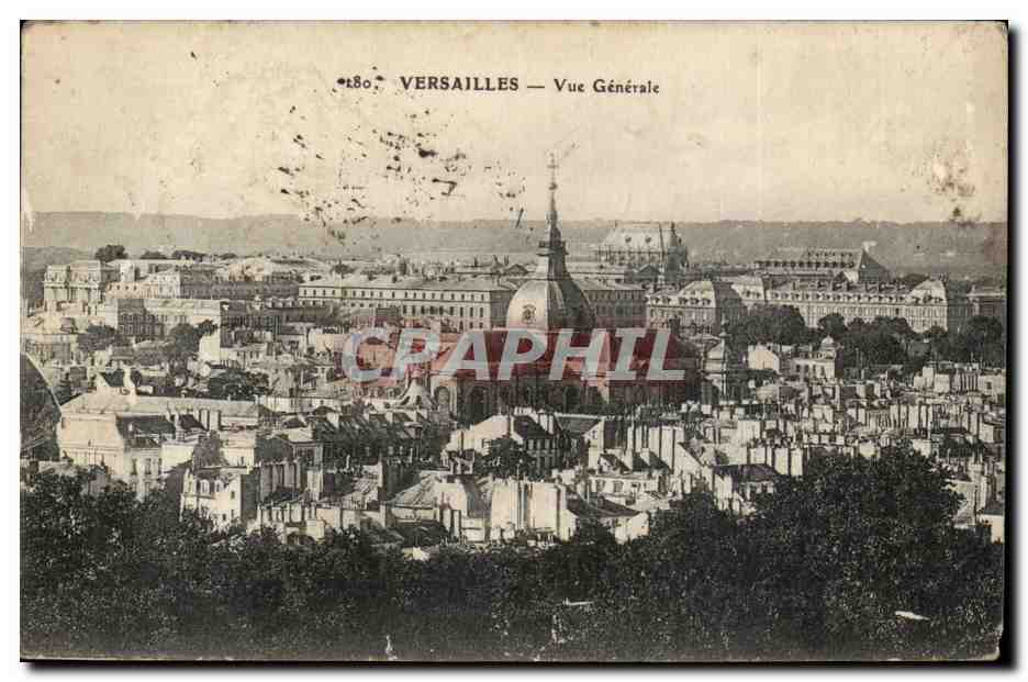 Versailles CPA Vue generale