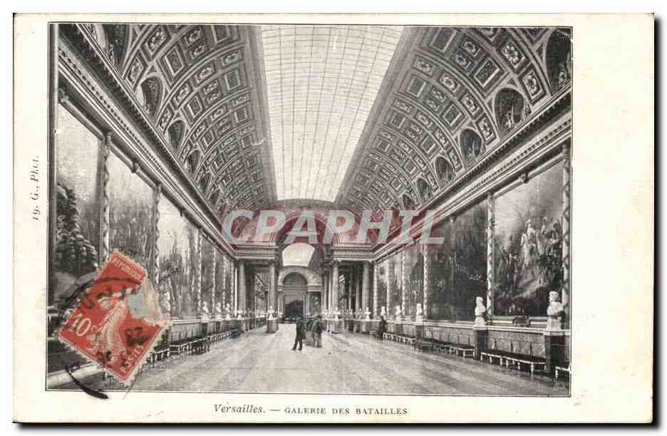 Versailles CPA Galerie des batailles
