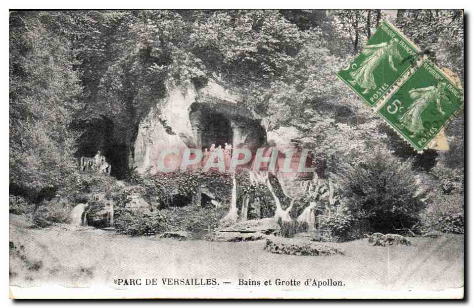 Parc de Versailles CPA Bains et grottes d'Apollon