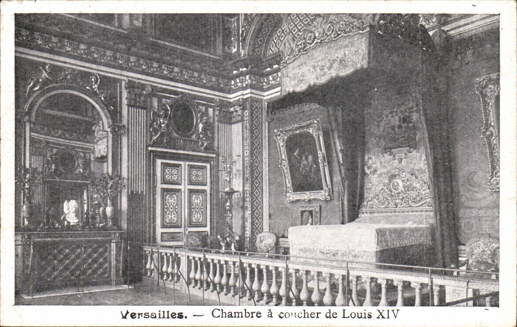 Versailles CPA Chambre a coucher de Louis XIV