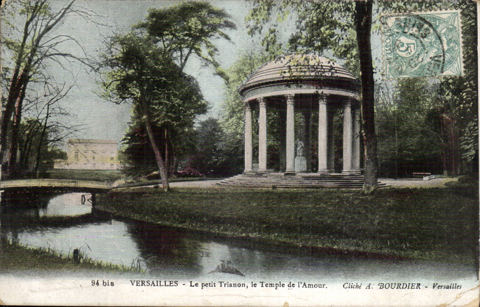 Versailles CPA Le petit TRianon le temple de l'amour