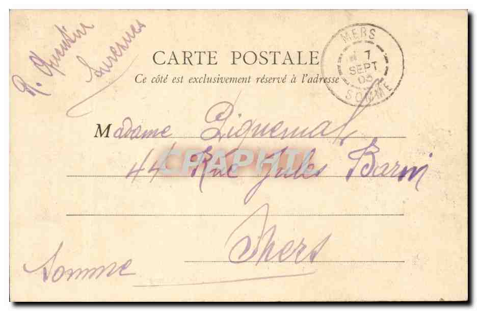 Mantes — Pont de Mantes, vu de Limay — B. F., Paris — Rückseite