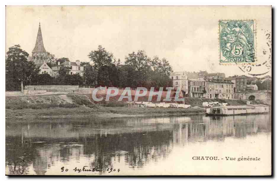 Chatou - Vue générale — éditeur A. Després, au Vésinet, n° de série non visible