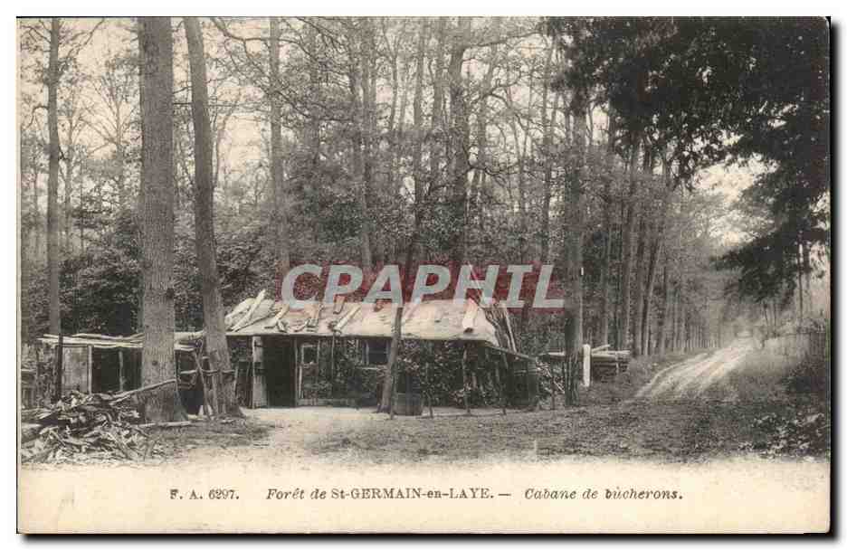 Forêt de St-GERMAIN-en-LAYE — Cabane de bûcherons — F.A. 6297