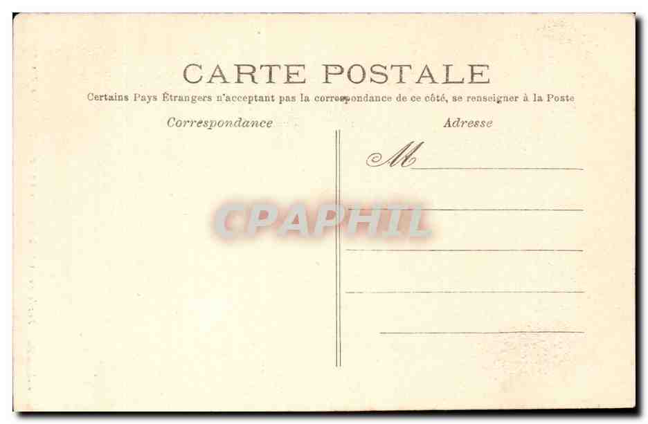 Foret de St Germain en Laye CPA Le chene des anglais (arbre tree) — Verso