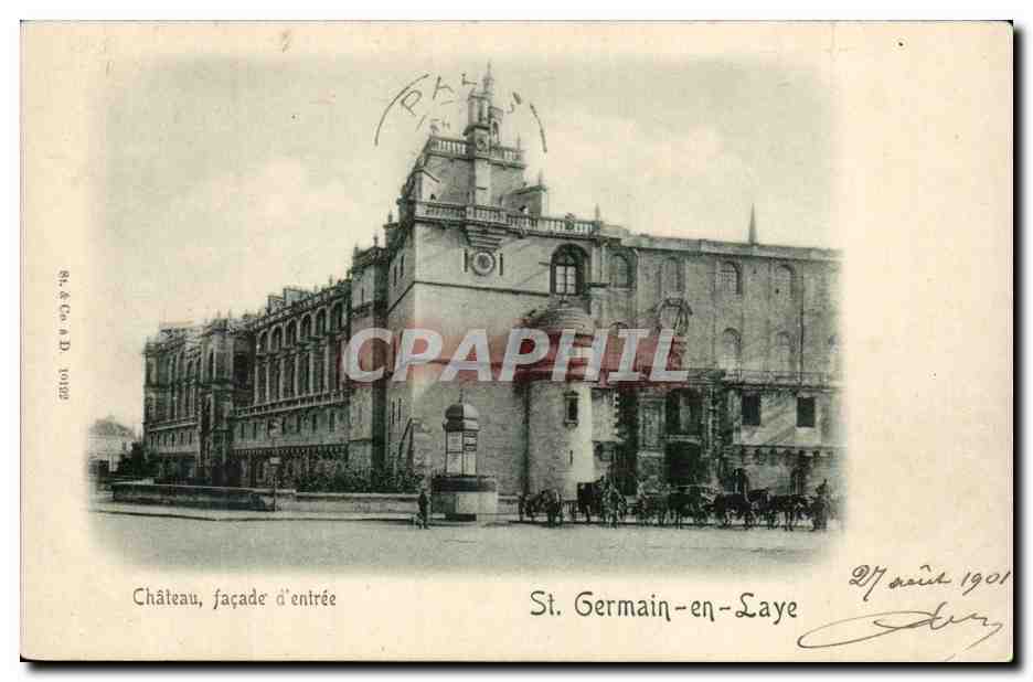 St Germain en Laye CPA Chateau Facade d'entree