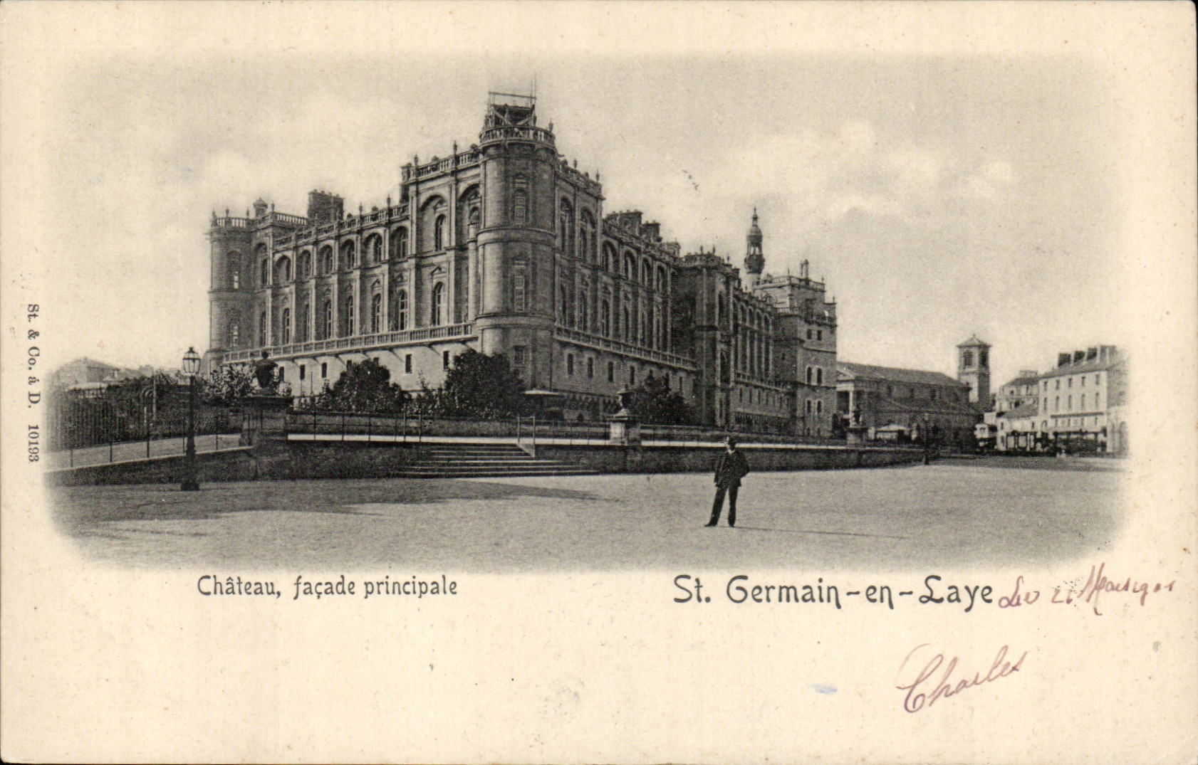 Schloss, Hauptfassade — St. Germain-en-Laye — St. & Co. bei D. n° 10133