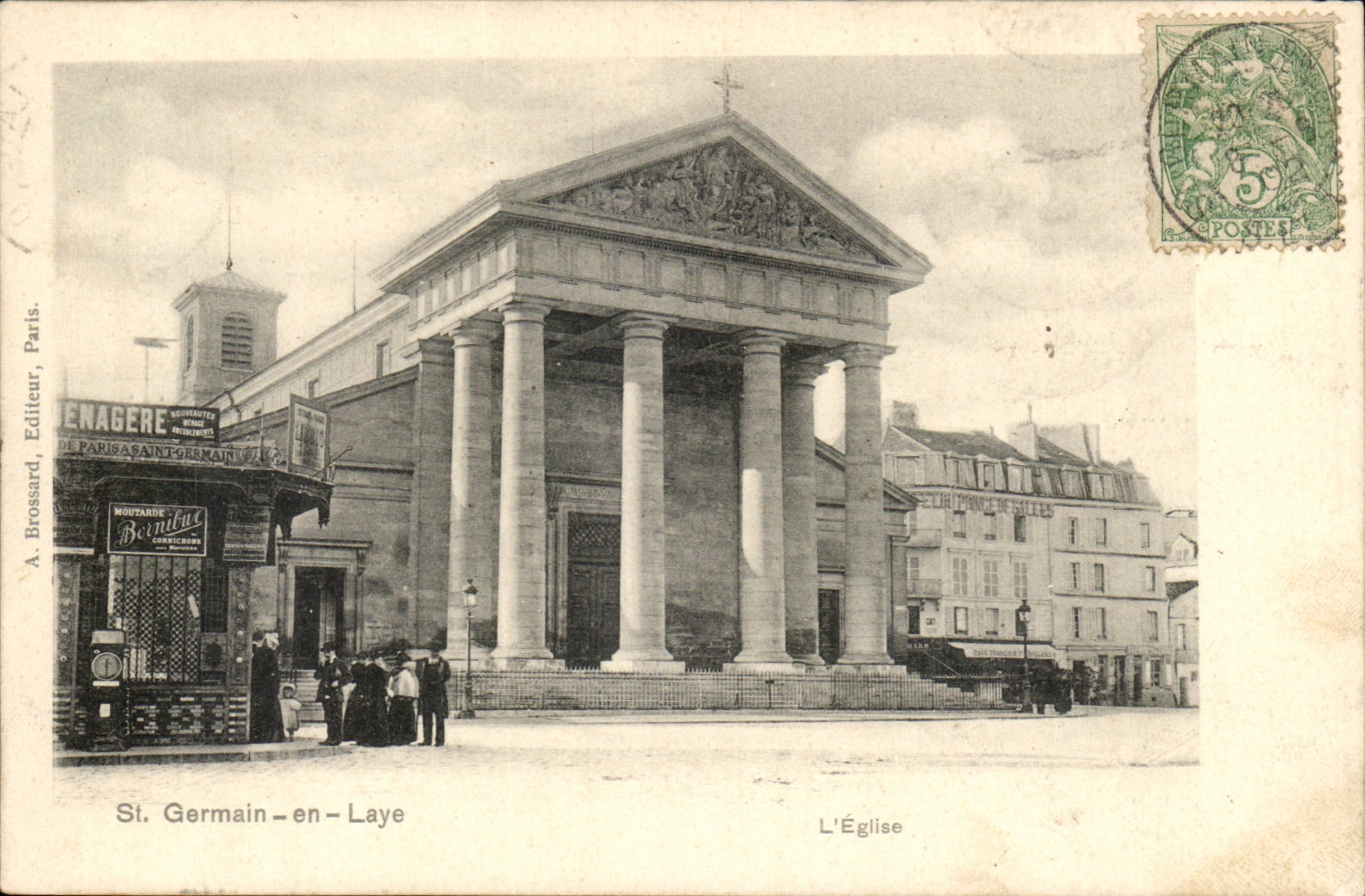 CPA Saint Germain en Laye L'eglise