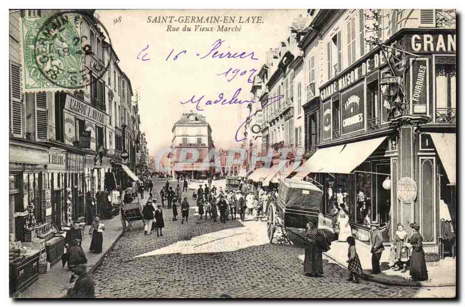 Saint-Germain-en-Laye — Rue du Vieux-Marché — editor desconocido, n° 98