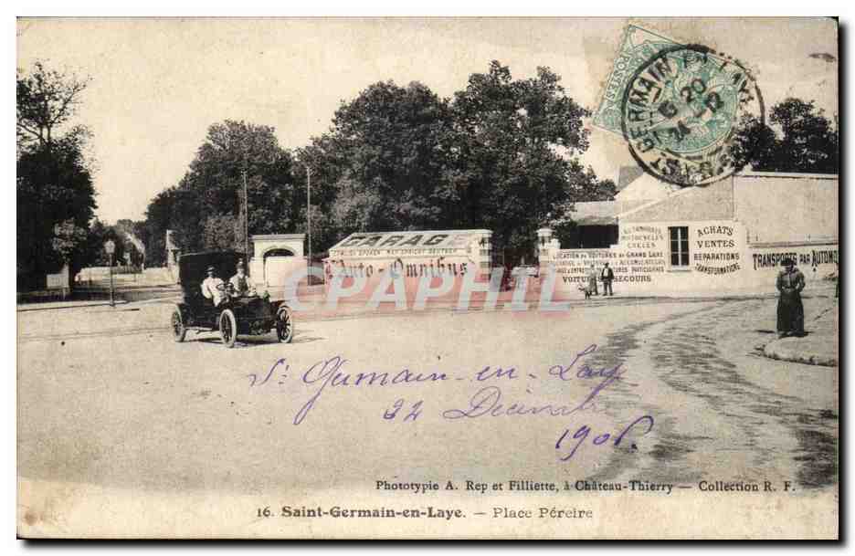 Saint-Germain-en-Laye — Place Péréire — Phototypie A. Rep et Filliette, Château-Thierry — n°16