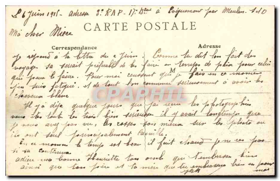 Environs de Meulan — Montalet-le-Bois. Le Hameau de Damply — Éditeur : Saint-Méthode — Rückseite