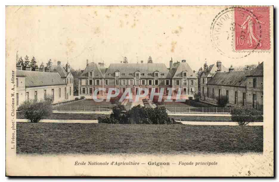 Grignon CPA Ecole nationale d'agriculture Facade principale