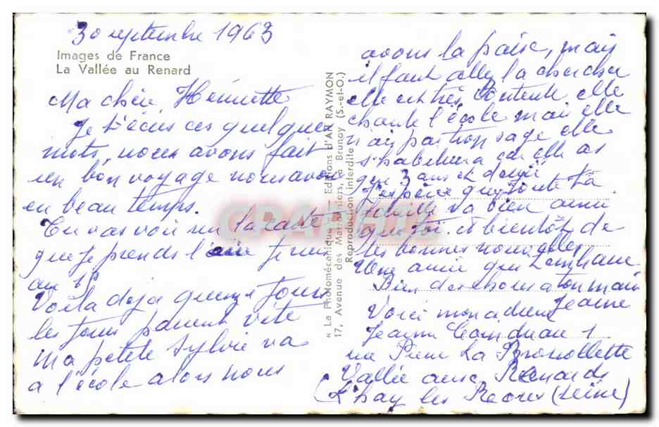 L'Hay les Roses CPM  — Verso