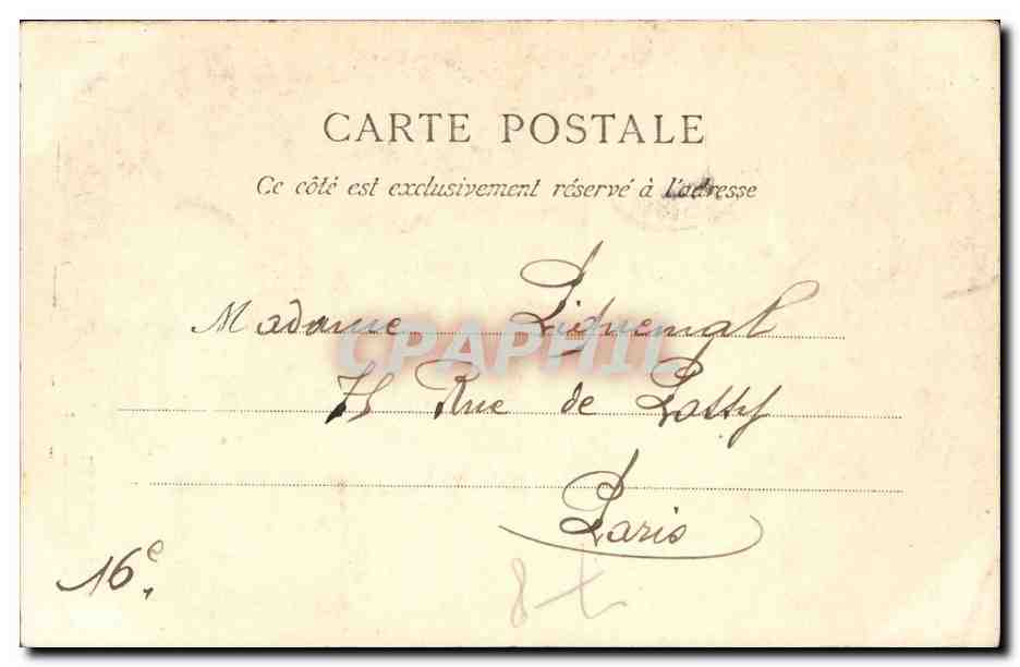 Montfort-l'Amaury — La grande Tour — editore non visibile — Verso