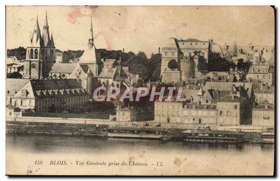 CPA Blois vue generale prise du chateau
