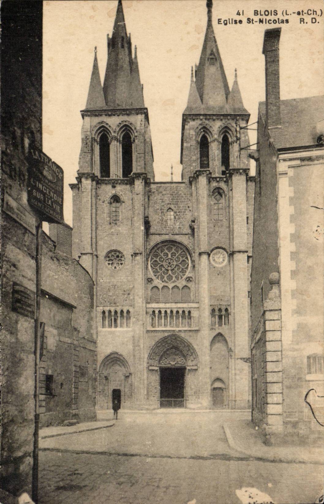 CPA Blois Eglise St Nicolas