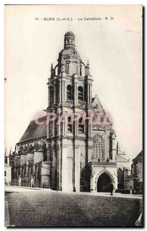 CPA Blois La cathedrale