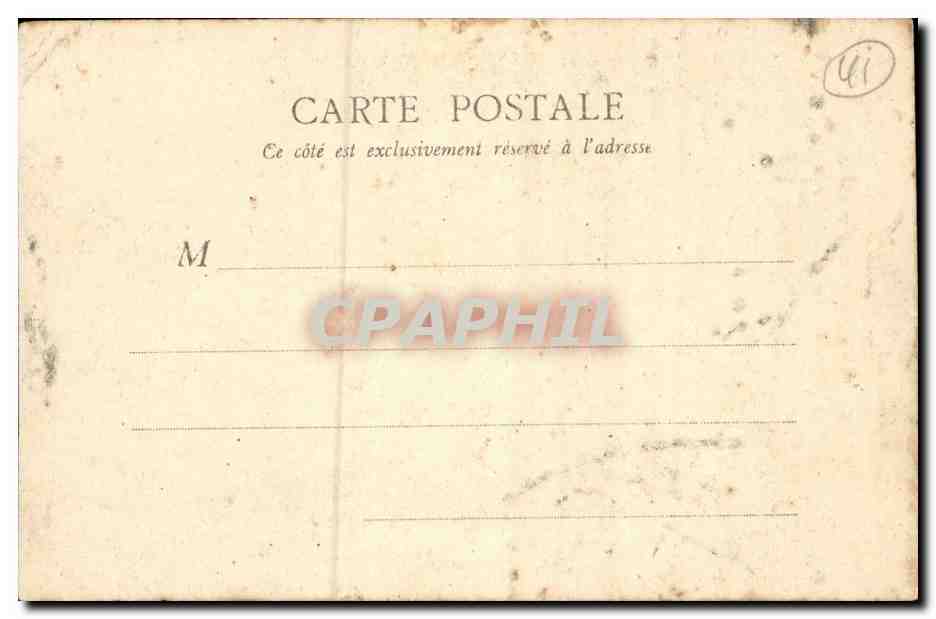 CPA Blois Le chateau Chapelle Saint Calais — Verso