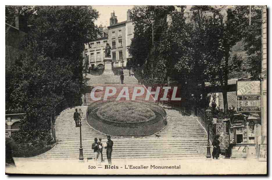 Blois - L'Escalier Monumental — éditeur Le Journal, n° 520
