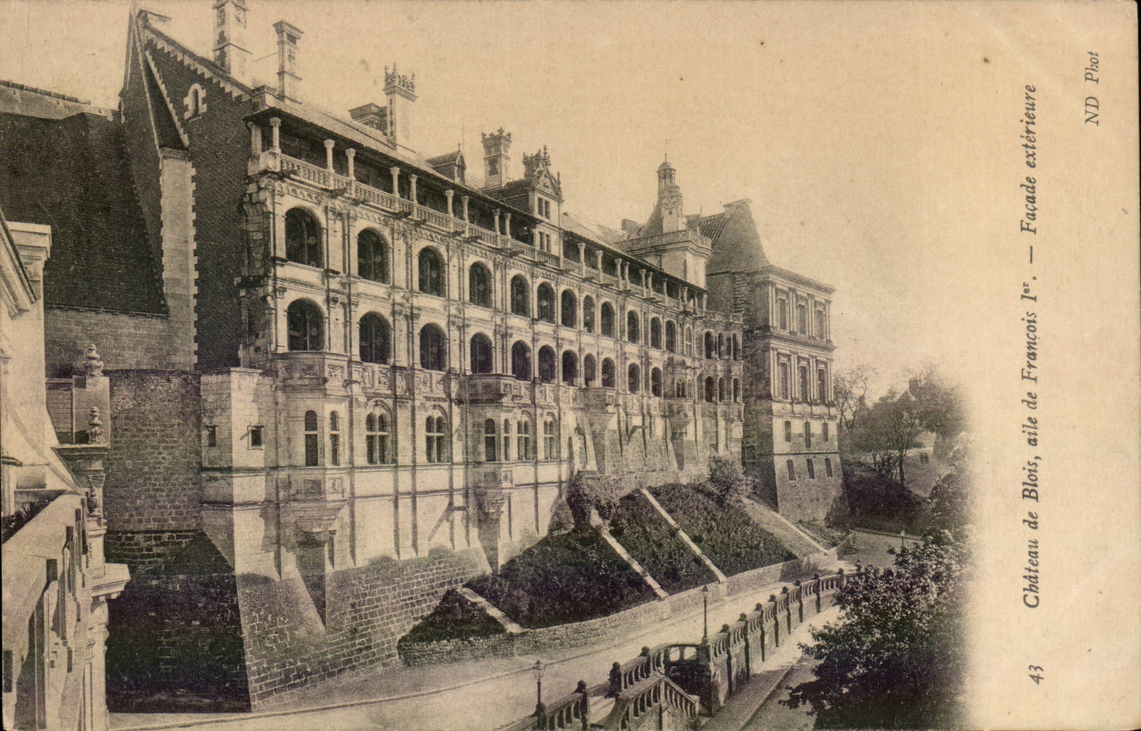 CPA Blois Chateau Aile Francois 1er Facade exterieure