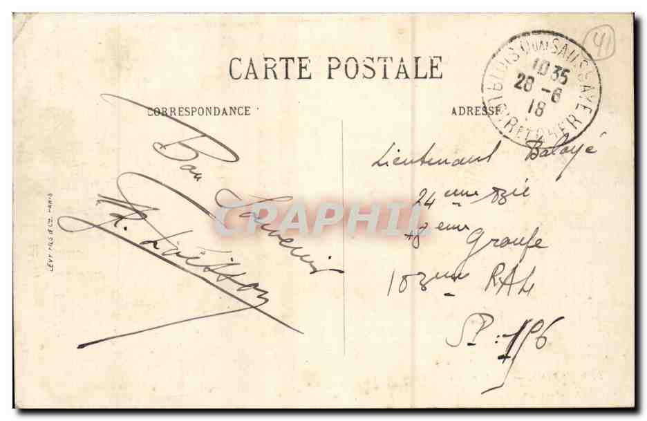CPA Blois Le pont sur la Loire — Verso