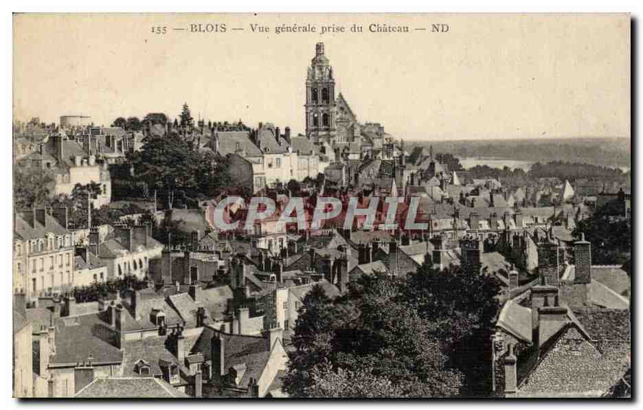 CPA Blois Vue generale prise du chateau